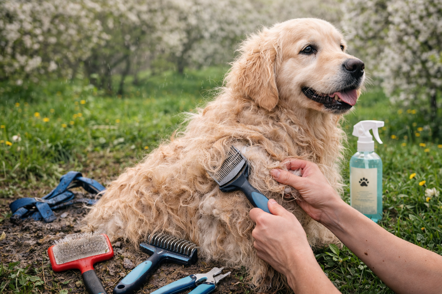 Dematting Dogs in Spring: How to Safely Remove Mats and Prevent Them